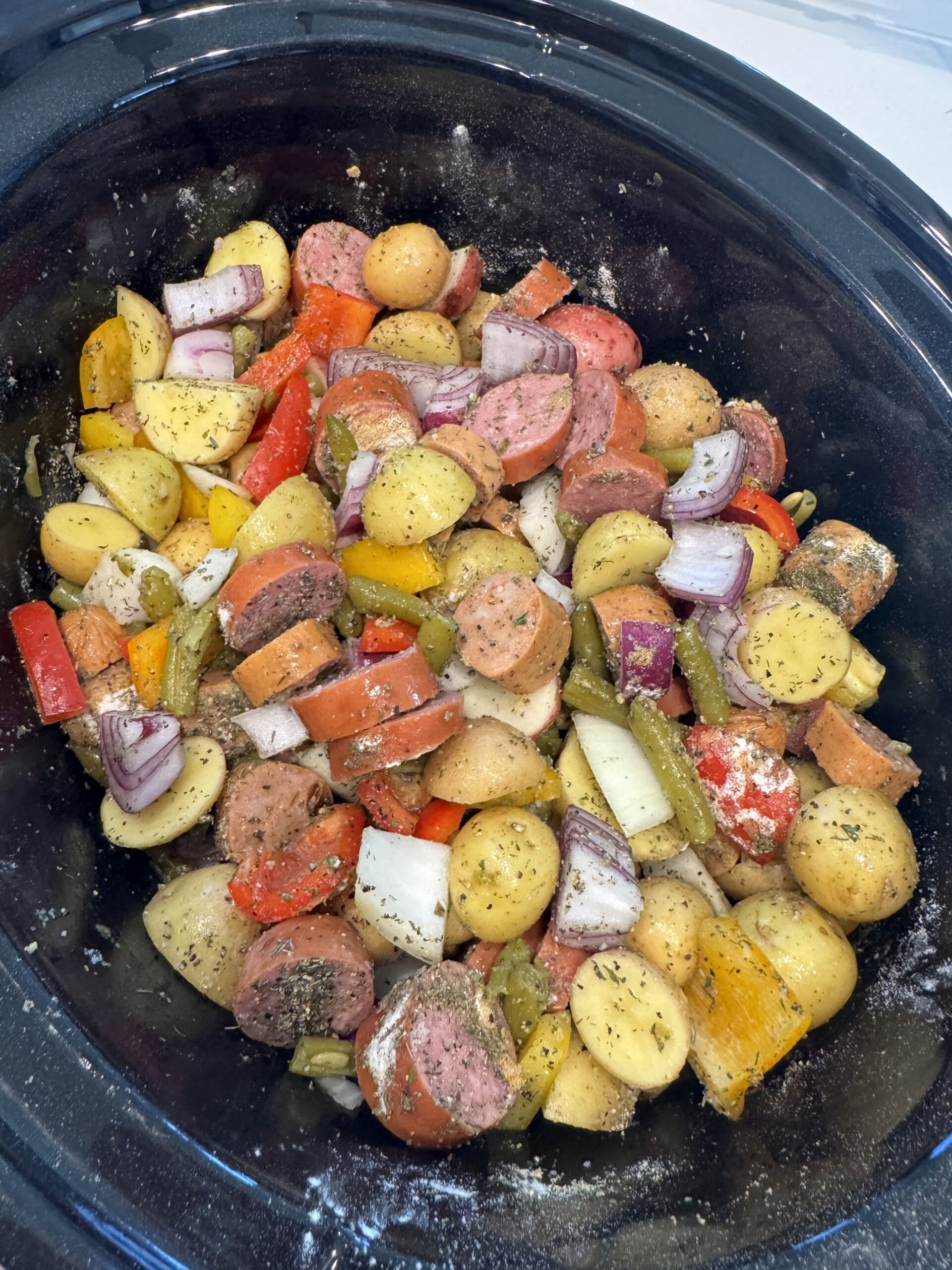 Sausage peppers and potatoes